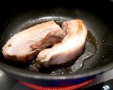 豚バラブロックの甘夏マーマレード焼き作り方1写真