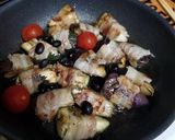 ナスの豚肉と大葉巻き☆低GI作り方3写真