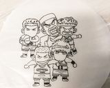 キャラケーキ！スラムダンク作り方1写真