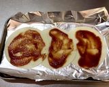 超簡単☆チーズとろける餃子ピザ作り方2写真