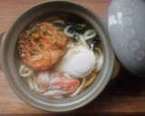 夏の鍋焼きうどん！題して、夏焼うどん♪作り方2写真