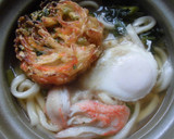 夏の鍋焼きうどん！題して、夏焼うどん♪作り方3写真