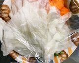チーズイン磯部いももちと野菜の塩ダレ炒め作り方3写真