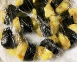 チーズイン磯部いももちと野菜の塩ダレ炒め作り方16写真