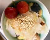 チーズイン磯部いももちと野菜の塩ダレ炒め作り方23写真