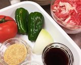 簡単ヘルシー！トマト牛丼作り方1写真