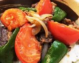 簡単ヘルシー！トマト牛丼作り方9写真