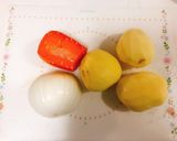 野菜たっぷりたらこカルボナーラ風コロッケ作り方1写真
