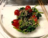 ほうれん草とトマトの簡単 ナムル作り方7写真