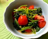 ほうれん草とトマトの簡単 ナムル作り方8写真