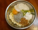 混ぜて焼くだけ　豆腐の落とし揚げ作り方2写真