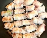 豚ばら肉の塩ねぎ巻き作り方5写真