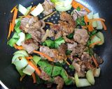 野菜とお肉の揚げ出し豆腐作り方7写真
