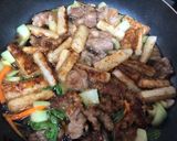 野菜とお肉の揚げ出し豆腐作り方8写真