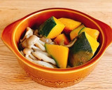 我が家のかぼちゃの煮物。醤油なしで作り方7写真