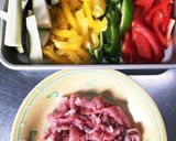 豚こま肉となす・パプリカのピリ辛味噌炒め作り方1写真