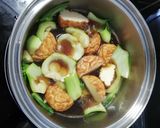 魚河岸揚げとチンゲン菜の煮浸し作り方4写真