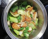 魚河岸揚げとチンゲン菜の煮浸し作り方5写真