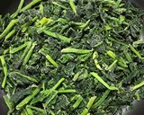 ほうれん草と豚肉の白ワイン蒸し作り方1写真