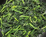 ほうれん草と豚肉の白ワイン蒸し作り方1写真
