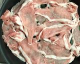 ほうれん草と豚肉の白ワイン蒸し作り方2写真