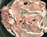 ほうれん草と豚肉の白ワイン蒸し作り方2写真