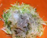 ズッキーニとトマトの青じそ冷製パスタ作り方3写真