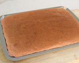イチゴとチョコビスキュイのロールケーキ作り方20写真