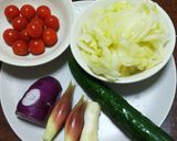 マリネ(冷蔵庫の野菜に食べるラー油で)作り方1写真