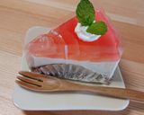 桃のレアチーズケーキ作り方18写真