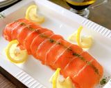 【楽めし】簡単スモークサーモンの前菜作り方4写真