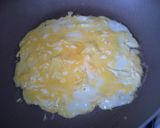 焼きそば味☆お好み焼き風オムライス作り方4写真