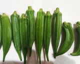 オクラのマヨネーズとめんつゆあえ☆作り方1写真