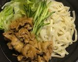 冷やし肉うどん作り方4写真