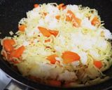 オムそば飯の粉ふきいも乗せ♪作り方5写真