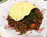 オムそば飯の粉ふきいも乗せ♪作り方11写真