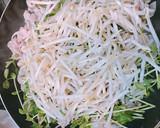 簡単蒸し焼き♡豆苗の中華あんかけ作り方4写真
