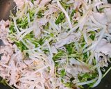 簡単蒸し焼き♡豆苗の中華あんかけ作り方5写真