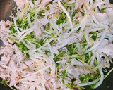 簡単蒸し焼き♡豆苗の中華あんかけ作り方5写真