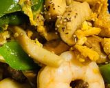 簡単！ソースで味付けえび炒め作り方4写真