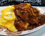 豚のしょうが焼きでデミオムライス❤️作り方4写真