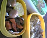 お弁当に☆レンジでケチャップ炒め作り方6写真