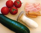 ズッキーニとトマトのチーズ焼き *☻*作り方1写真