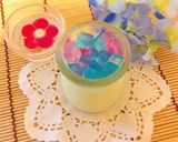 紫陽花の和菓子&紫陽花ぷりん♬作り方10写真