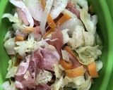 カット野菜　レンチン野菜炒め作り方2写真