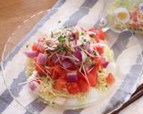 塩らーめんで胡麻油香るトマトツナ冷やし麺作り方6写真