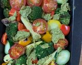 チキンと野菜のグリル ジェノベーゼ風味作り方6写真