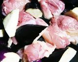 茄子と鶏肉の焼き鳥丼作り方2写真