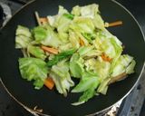 キャベツのごま味噌炒め作り方5写真