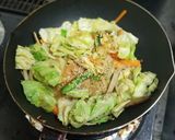 キャベツのごま味噌炒め作り方6写真